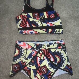 Never Been Worn! ASOS Curve Multicolor Geometric Bikini